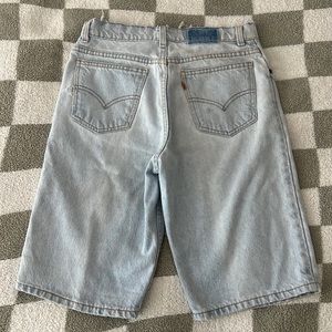 Orange Tab Levi Jorts